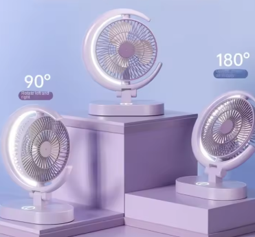 Ventilador De Escritorio Con iluminacion LED